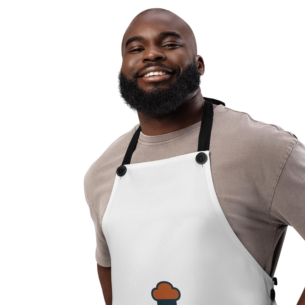 Tablier barbecue humour Chef personnalisé avec prénom – photo 4
