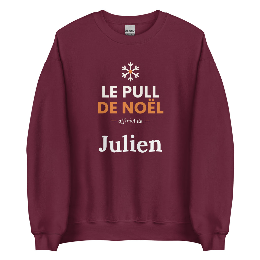 Pull de Noël personnalisé avec prénom – vue 8