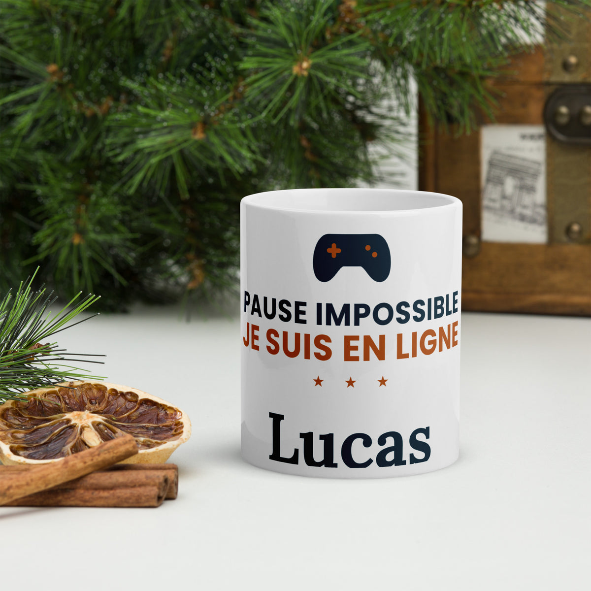 Cadeau personnalisé gamer : mug avec pseudo