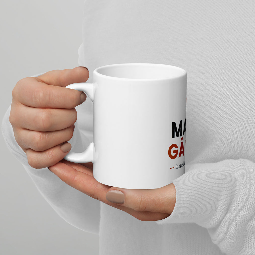 Cadeau personnalisé mamie : mug Mamie Gâteau avec prénom