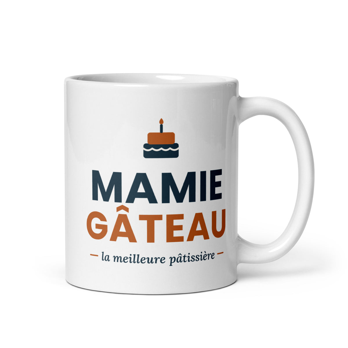 Mug Mamie Gâteau personnalisé avec prénom – cadeau pâtisserie pour mamie