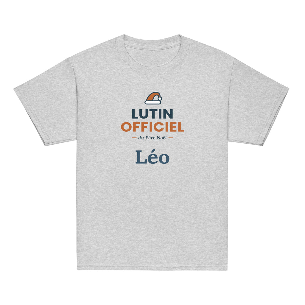 Tee-shirt enfant Lutin officiel personnalisé avec prénom – vue 3