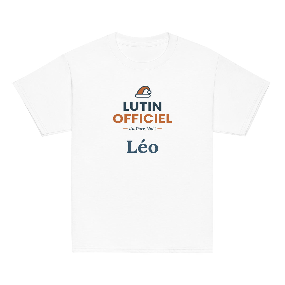 Tee-shirt enfant Lutin officiel personnalisé avec prénom – vue 4